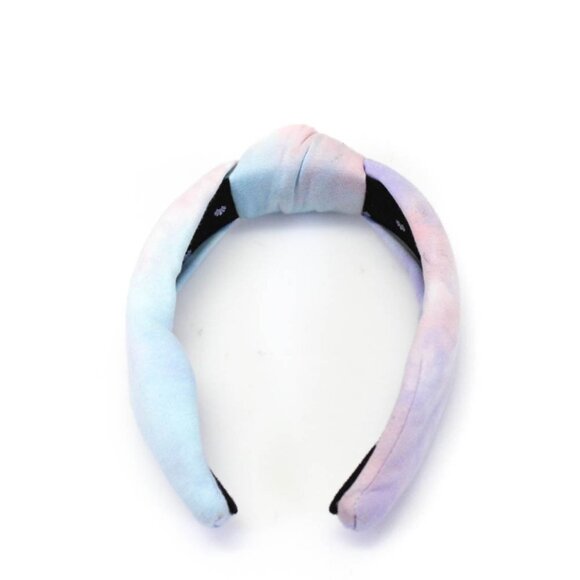RARE Lele Sadoughi Y2K 90s Pastel Tie-Dye Cotton Knot Headband - Picture 2 of 7